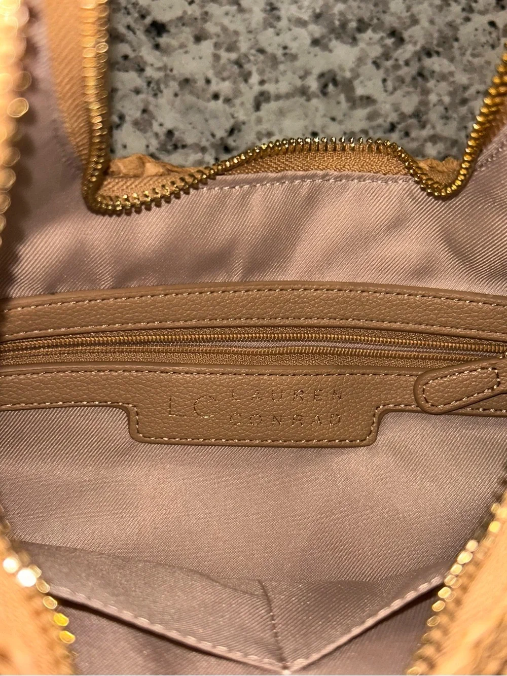 LC Lauren Conrad Woven Straw Hobo Bag - Tan - Picture 8 of 10
